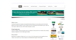 Desktop Screenshot of newportbowlingclub.com.au